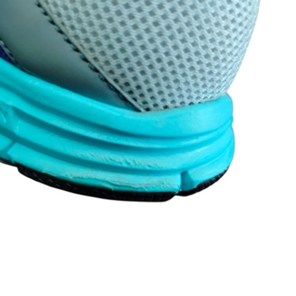 Nike Running Shoes Women's 6.5 Gray Teal Purple Lunarfly 3 Pure Platinum Active - Picture 9 of 14